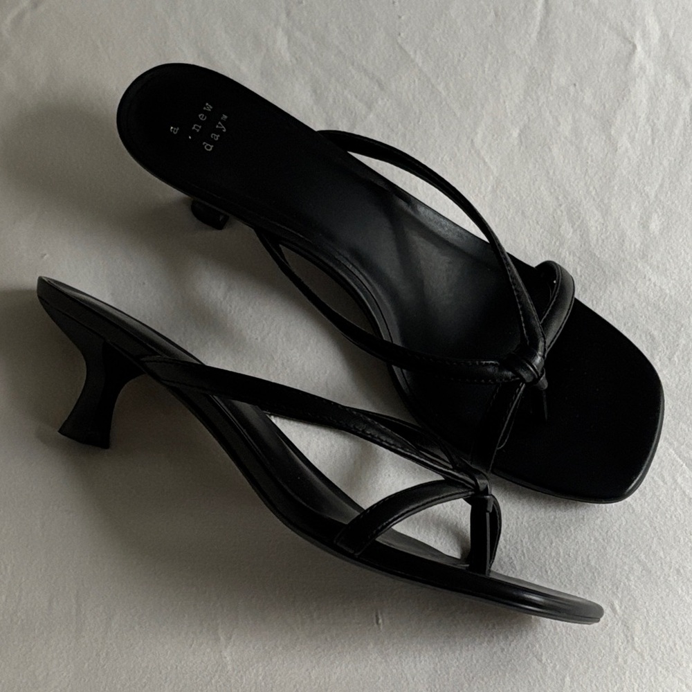 a new day black kitten heels